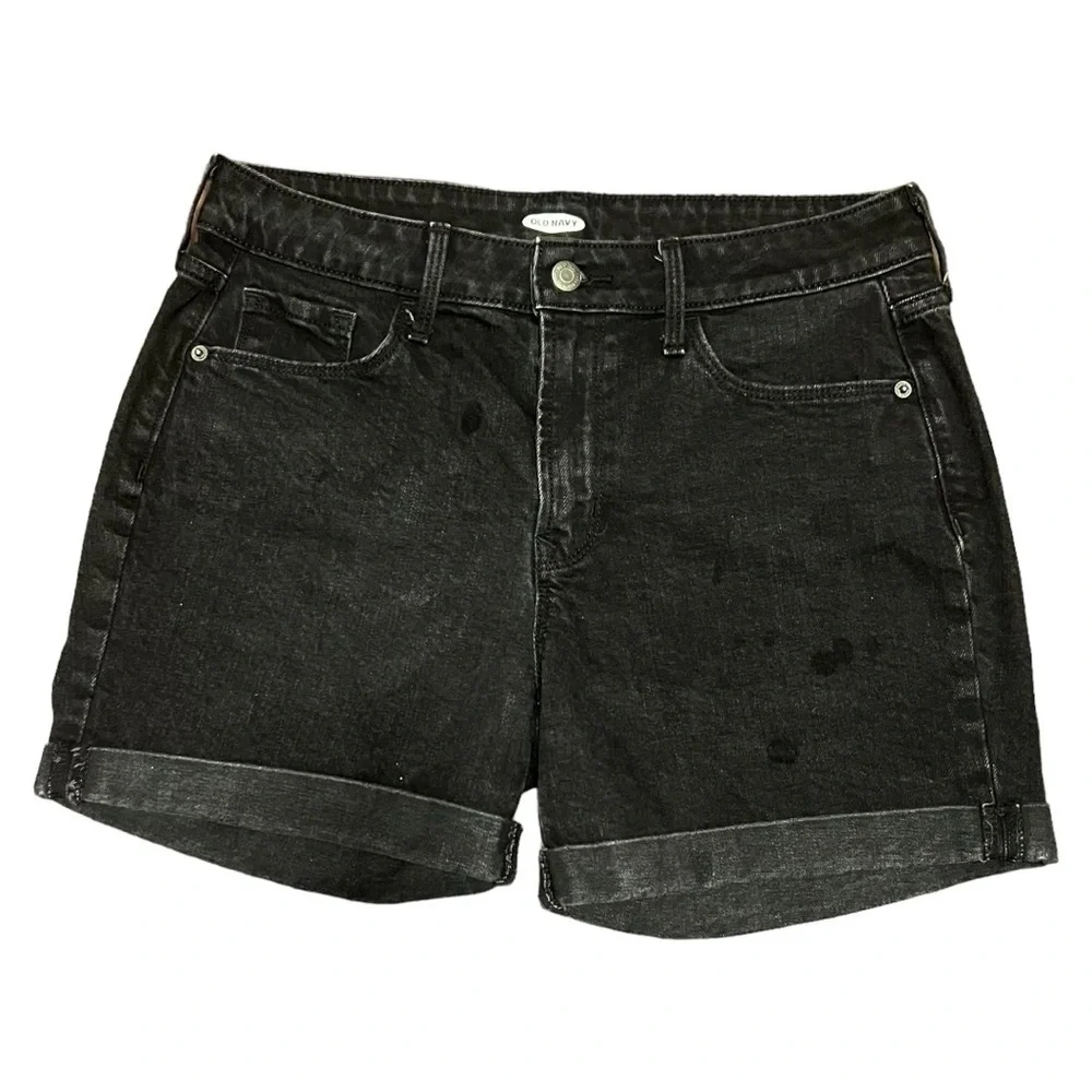 Old Navy black shorts size 8 excellent condition